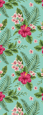 Rolgordijn voor het raam Exotische planten