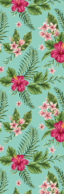 Rolgordijn voor het raam Exotische planten