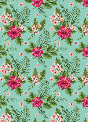 Rolgordijn voor het raam Exotische planten