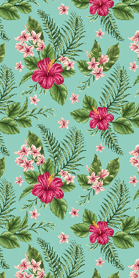 Rolgordijn voor het raam Exotische planten