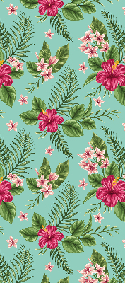 Rolgordijn voor het raam Exotische planten