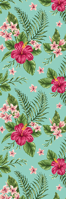 Rolgordijn voor het raam Exotische planten