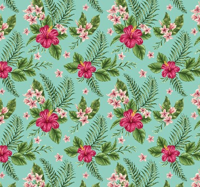 Rolgordijn voor het raam Exotische planten