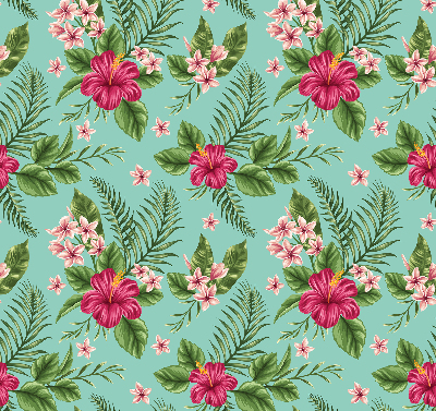 Rolgordijn voor het raam Exotische planten