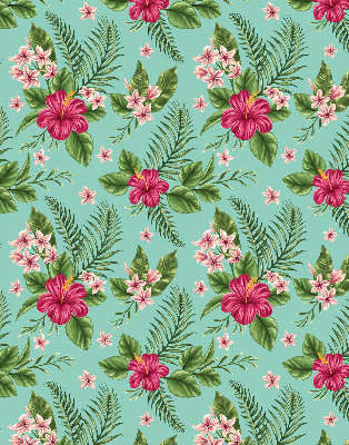 Rolgordijn voor het raam Exotische planten