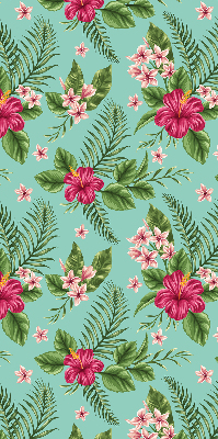 Rolgordijn voor het raam Exotische planten