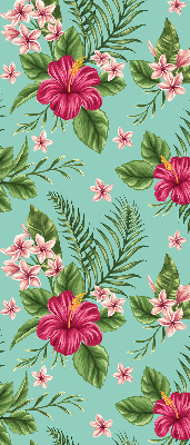 Rolgordijn voor het raam Exotische planten