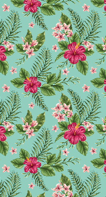 Rolgordijn voor het raam Exotische planten