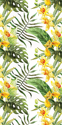 Rolgordijn verduisterend Gele bloem