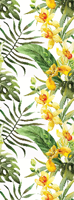 Rolgordijn verduisterend Gele bloem