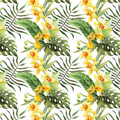 Rolgordijn verduisterend Gele bloem