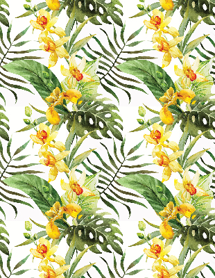 Rolgordijn verduisterend Gele bloem