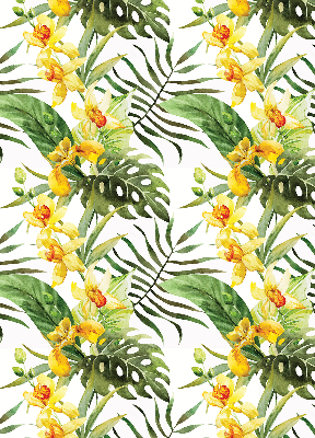 Rolgordijn verduisterend Gele bloem