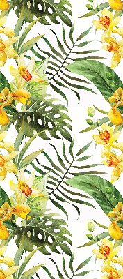 Rolgordijn verduisterend Gele bloem