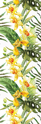 Rolgordijn verduisterend Gele bloem