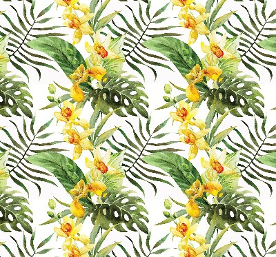 Rolgordijn verduisterend Gele bloem