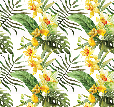 Rolgordijn verduisterend Gele bloem