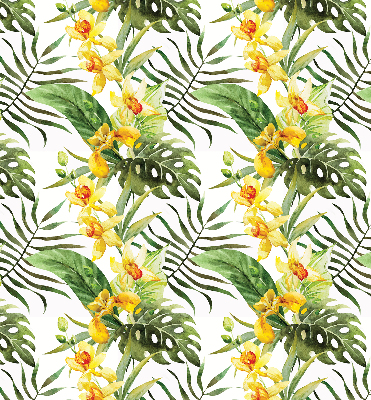 Rolgordijn verduisterend Gele bloem