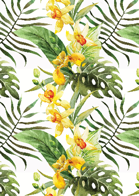 Rolgordijn verduisterend Gele bloem