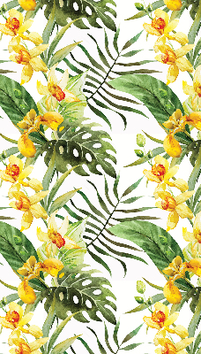 Rolgordijn verduisterend Gele bloem