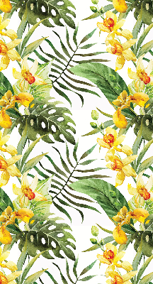 Rolgordijn verduisterend Gele bloem