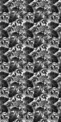 Rolgordijn voor het raam Grijze bladeren