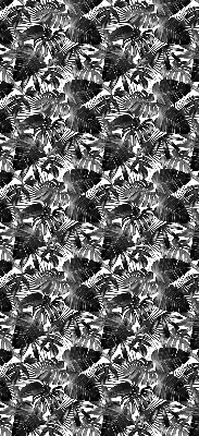 Rolgordijn voor het raam Grijze bladeren