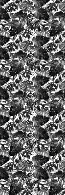 Rolgordijn voor het raam Grijze bladeren