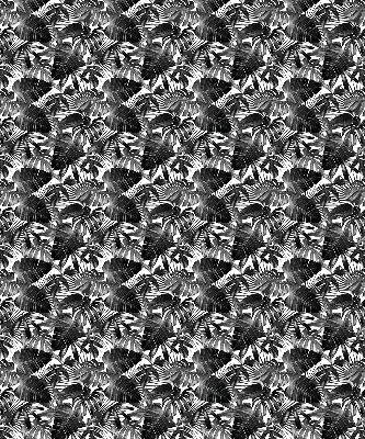 Rolgordijn voor het raam Grijze bladeren