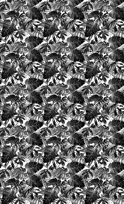 Rolgordijn voor het raam Grijze bladeren