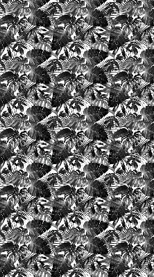 Rolgordijn voor het raam Grijze bladeren