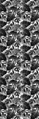 Rolgordijn voor het raam Grijze bladeren