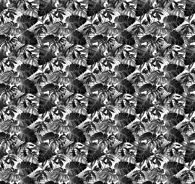 Rolgordijn voor het raam Grijze bladeren