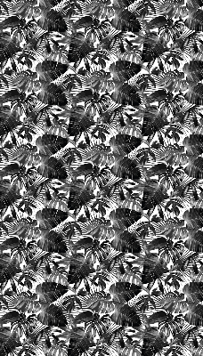 Rolgordijn voor het raam Grijze bladeren