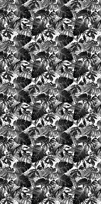 Rolgordijn voor het raam Grijze bladeren