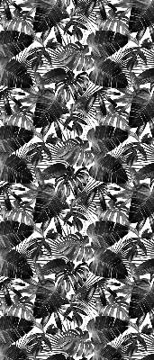 Rolgordijn voor het raam Grijze bladeren