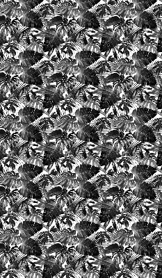 Rolgordijn voor het raam Grijze bladeren