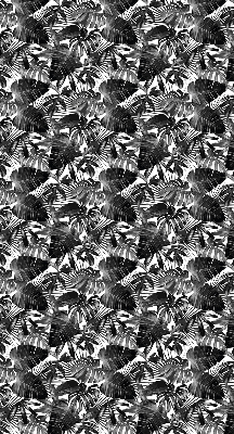 Rolgordijn voor het raam Grijze bladeren