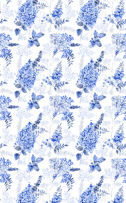 Rolgordijn verduisterend Blauwe bloemen