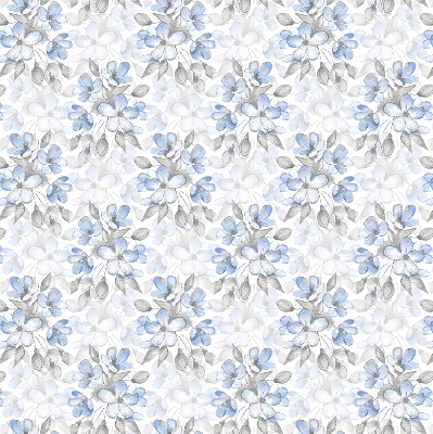 Rolgordijn voor het raam Bloemen