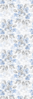 Rolgordijn voor het raam Bloemen