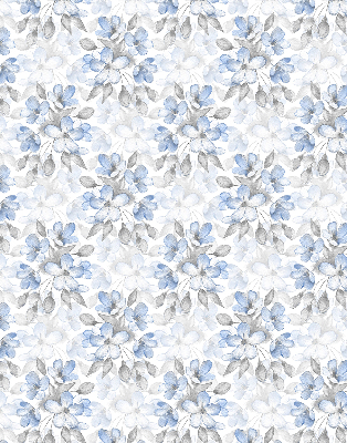 Rolgordijn voor het raam Bloemen