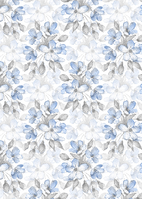 Rolgordijn voor het raam Bloemen