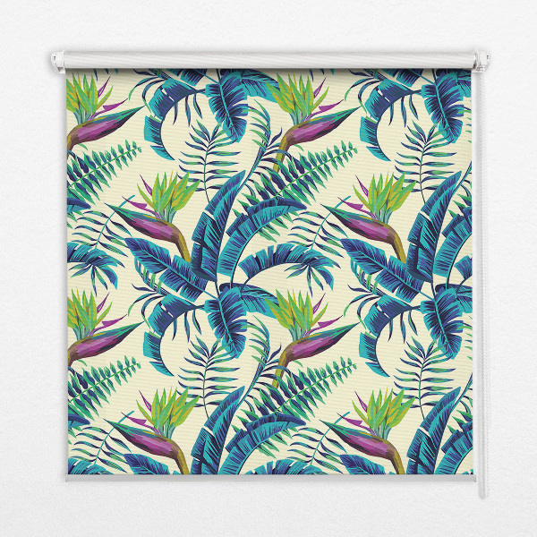 Rolgordijn verduisterend Tropische planten