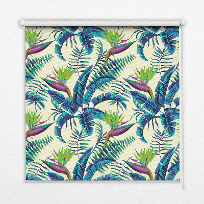 Rolgordijn verduisterend Tropische planten