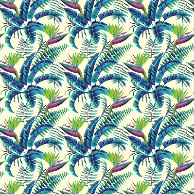 Rolgordijn verduisterend Tropische planten