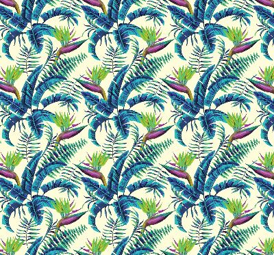 Rolgordijn verduisterend Tropische planten