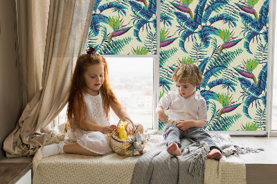 Rolgordijn verduisterend Tropische planten