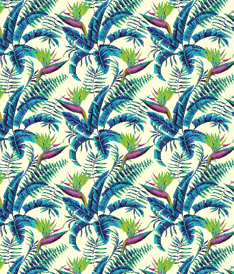 Rolgordijn verduisterend Tropische planten