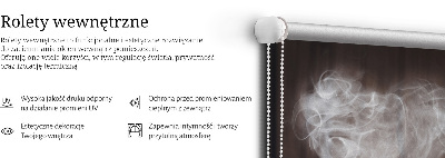 Rolgordijn voor het raam Een kopje koffie